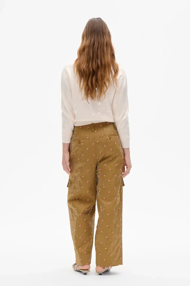 Baum Und Pferdgarten Caylee Parchment Sequin Cardigan - The Mercantile London