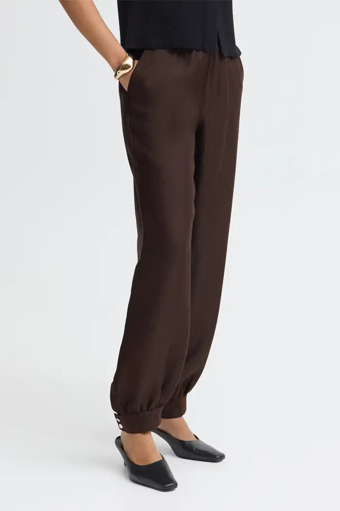Fransa Kimmy Molé Brown Trousers - The Mercantile London