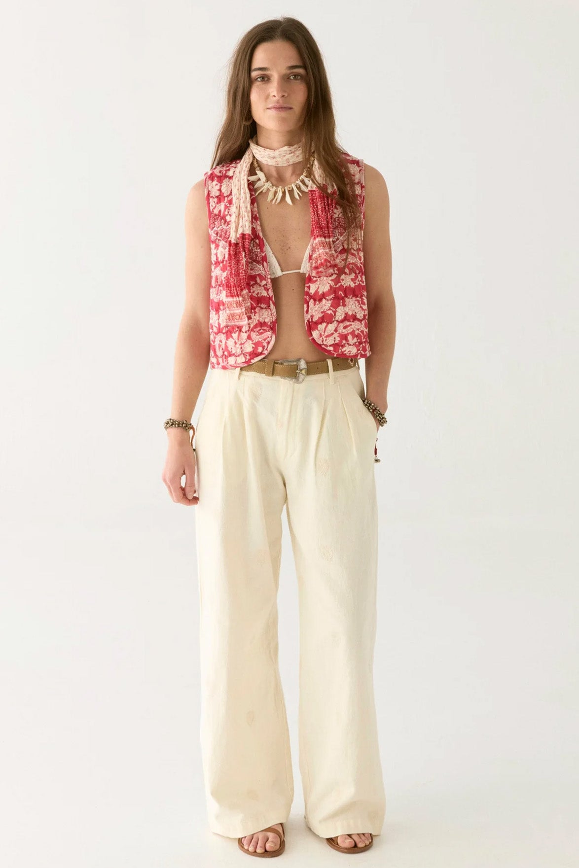 Maison Hotel Ulrikke Sangria Vest - The Mercantile London