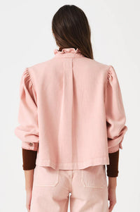 Seventy + Mochi Ziggy Peony Pink Cropped Jacket - The Mercantile London