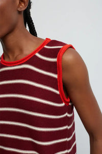 Dr Bloom Chupito Wine Knitted Vest - The Mercantile London