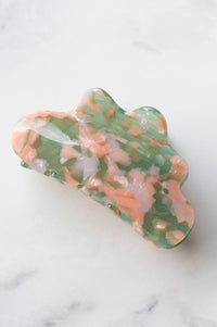 Tiepology Eco Cloud Blush Sage Claw Clip