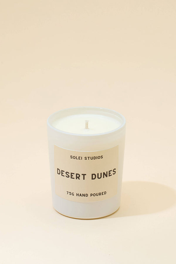 Soleil Studios Mini Desert Dunes Candle - The Mercantile London
