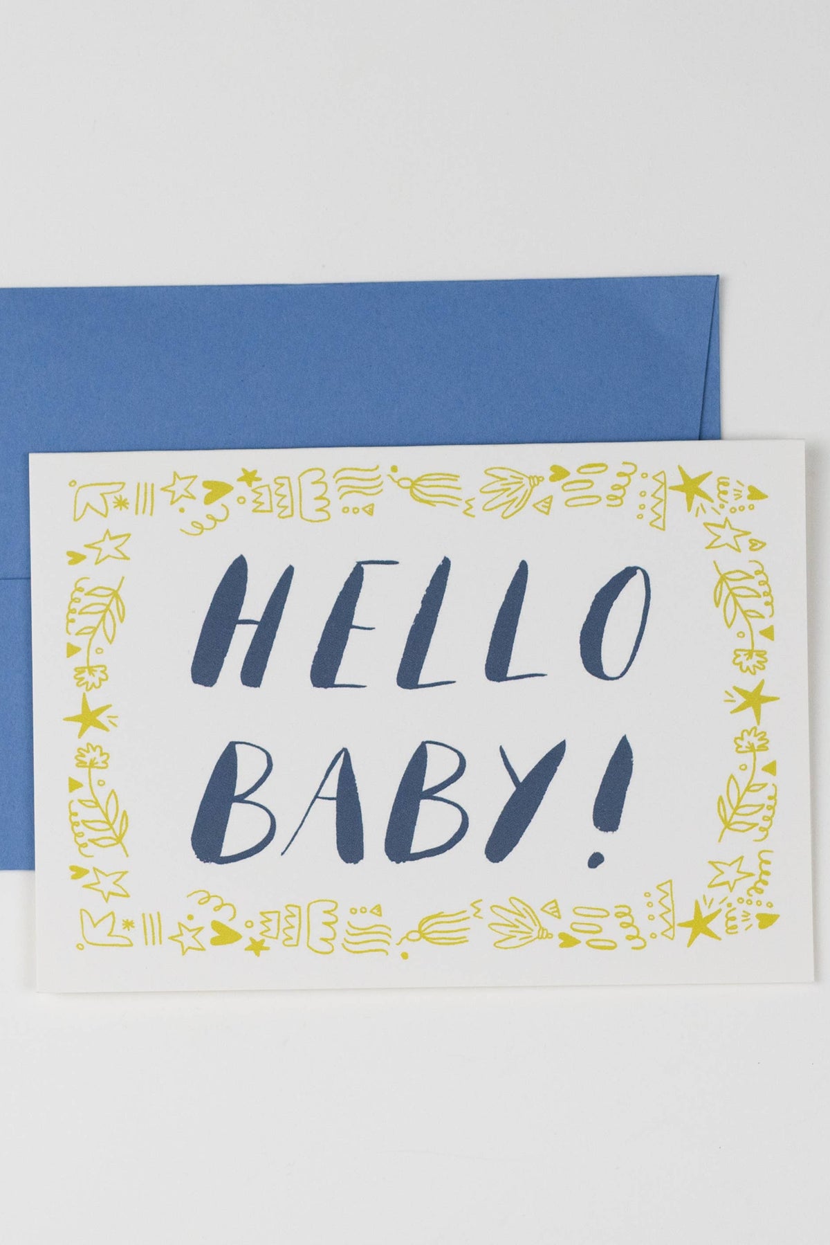 Hello Baby Card | New Baby | Gender Neutral - The Mercantile London