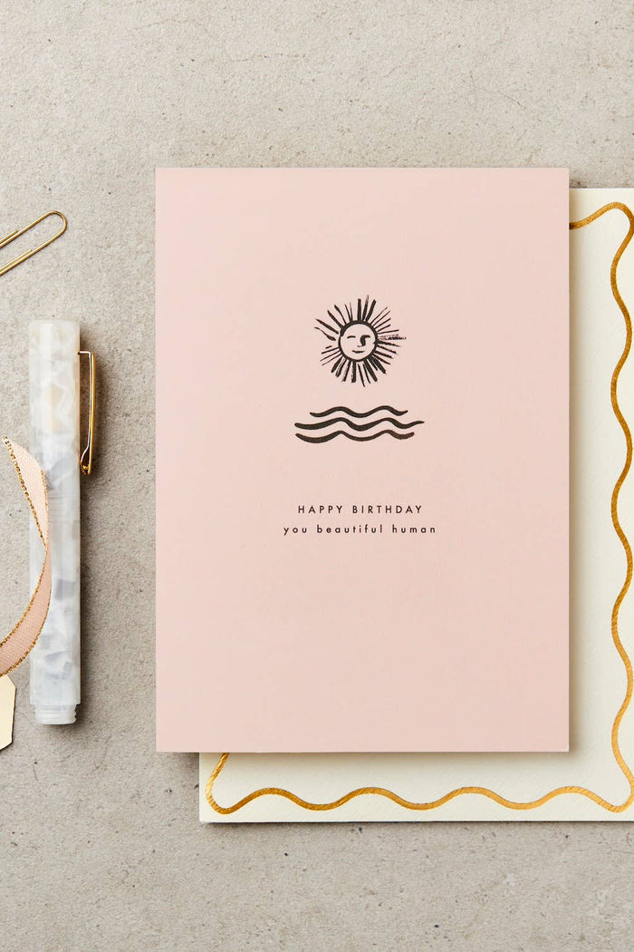 Katie Leamon Sun Birthday Greeting Card (RESIZE) - The Mercantile London