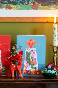 Hutch Cassidy Candle Angel Christmas Card - The Mercantile London