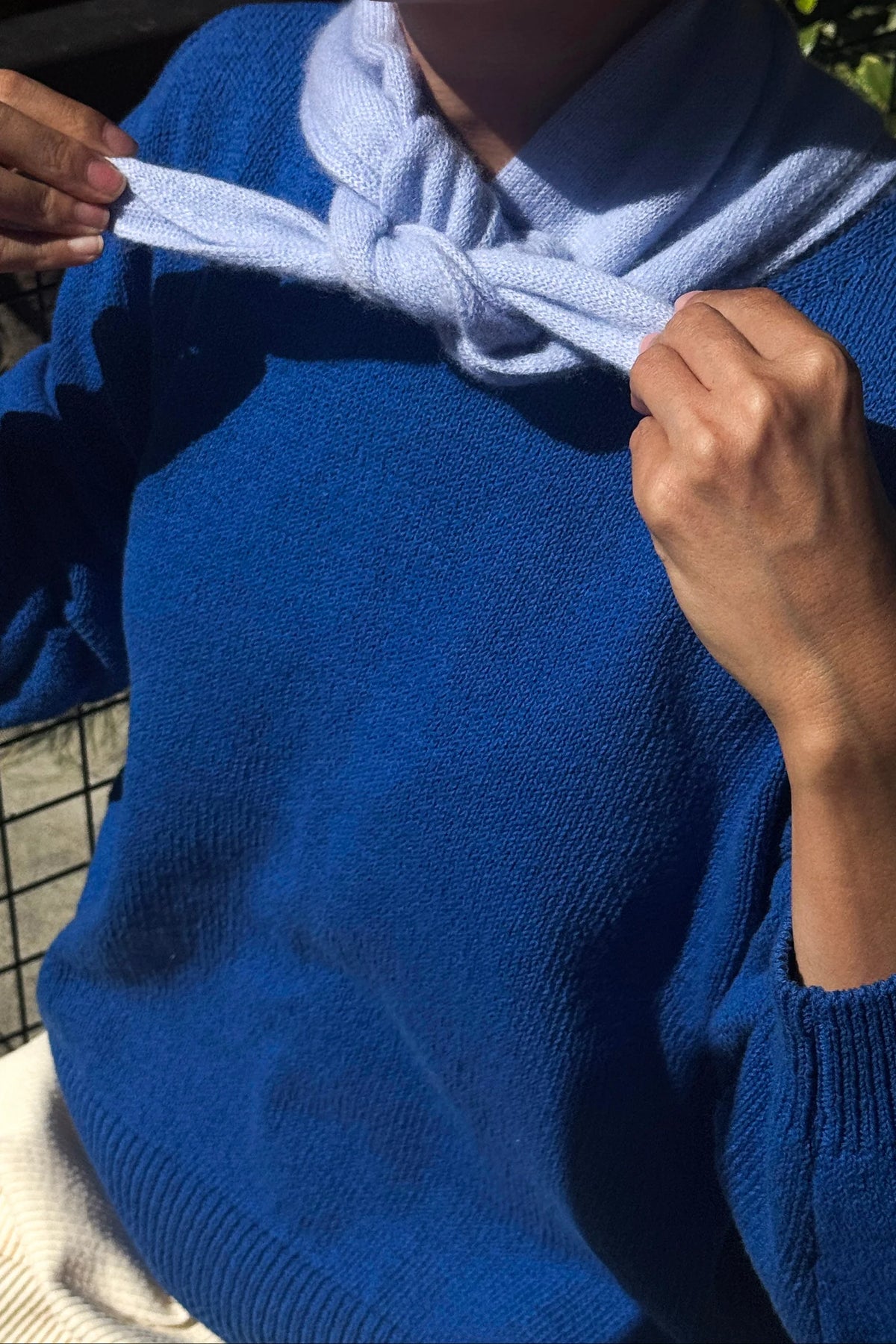Le Bon Shoppe Cashmere Powder Blue Bandana