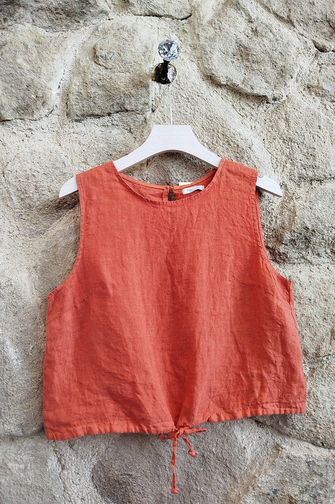 Linen & More Terracota Top