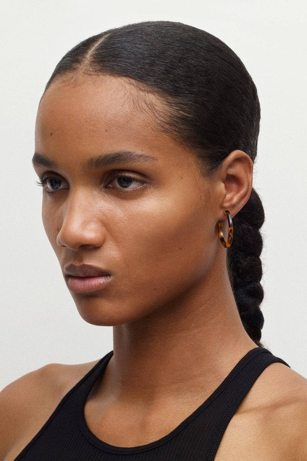 Machete Mini Hoops in Poppy RESIZE - The Mercantile London