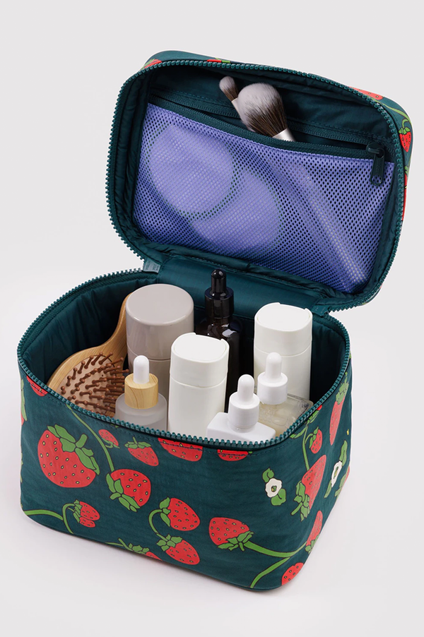 Baggu Strawberry Blossom Cosmetic Case - The Mercantile London