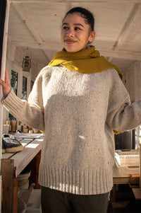 A.P Genievre Oat Turtle Neck Jumper - The Mercantile London