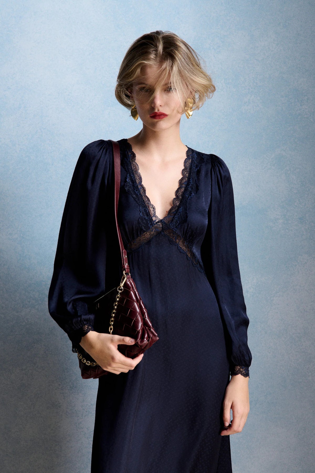 Petite Mendigot Lolita Navy Dress
