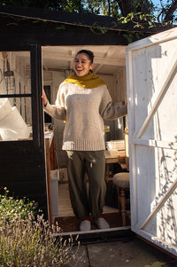 A.P Genievre Oat Turtle Neck Jumper - The Mercantile London