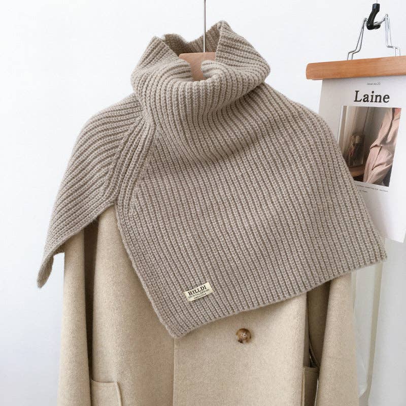 Mercantile Pullover Light Khaki Knitted Collar
