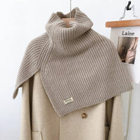 Mercantile Pullover Light Khaki Knitted Collar