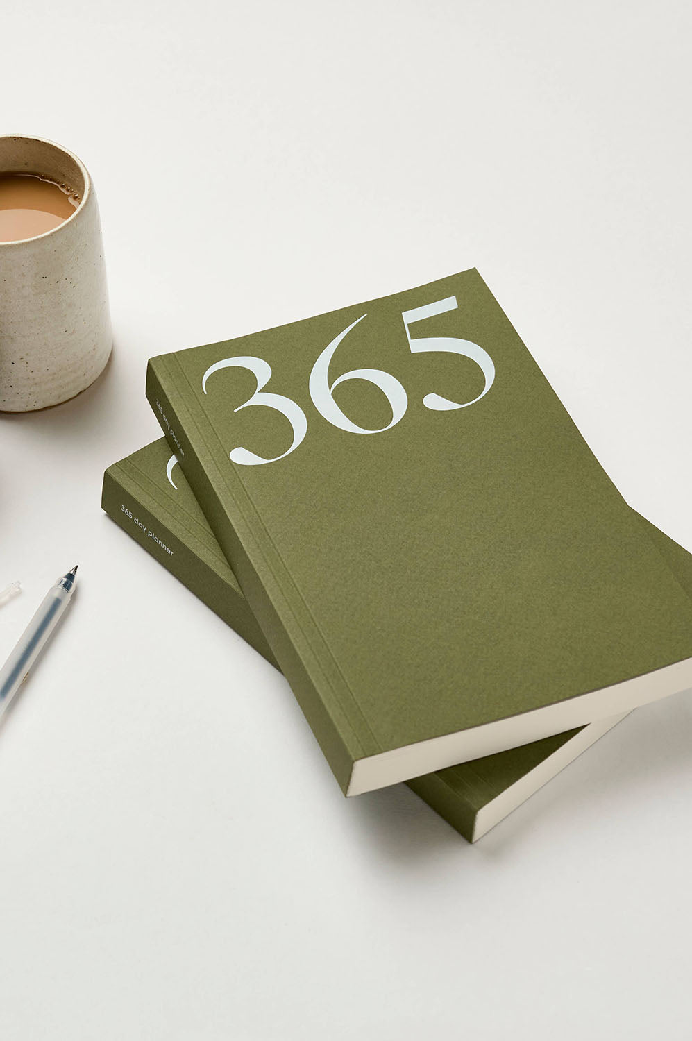 Kinshipped 365 Undated Moss Green Planner - The Mercantile London