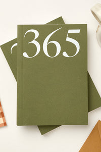 Kinshipped 365 Undated Moss Green Planner - The Mercantile London