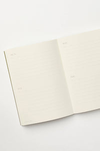 Kinshipped 365 Undated Moss Green Planner - The Mercantile London