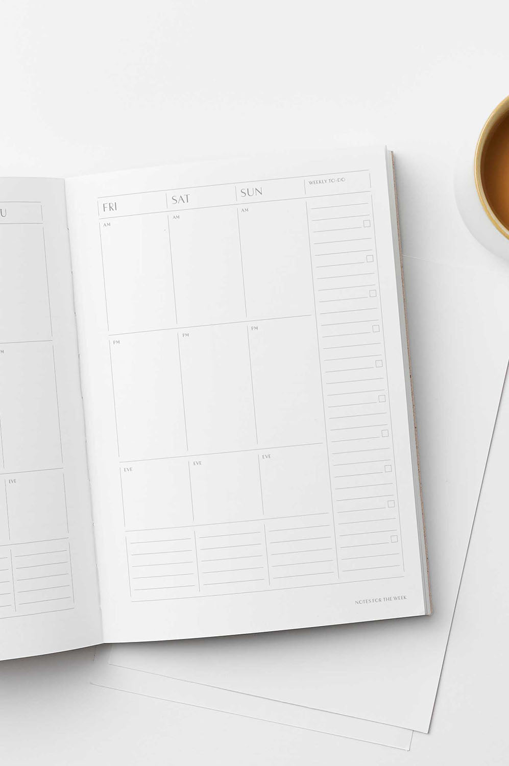 Kinshipped 365 Undated Moss Green Planner - The Mercantile London