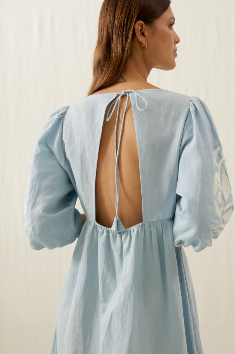Louise Misha Ilana Blue Dress - The Mercantile London