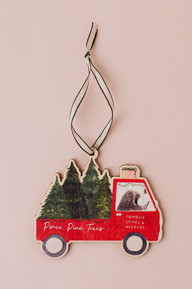 Mister Peebles Porcu Pine Trees Wooden Decoration - The Mercantile London