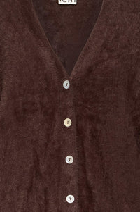 ICHI Brula Coffee Bean Cardigan - The Mercantile London