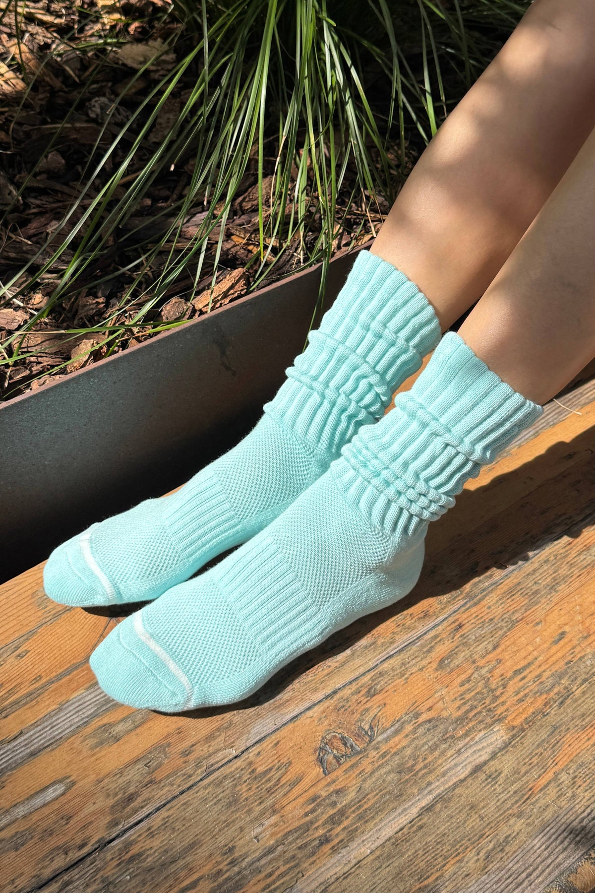 Ballet Socks (wholesale): Aqua - The Mercantile London