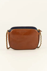 Sessùn Divine Blue Clay Leather Braided Bag