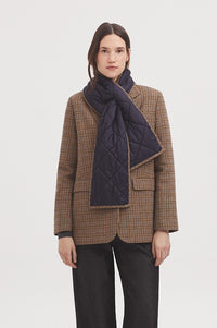 Nice Things Harris Check Blazer And Scarf - The Mercantile London