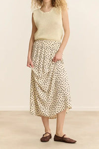 Garance Colombe Ecru Polka Dot Skirt - The Mercantile London