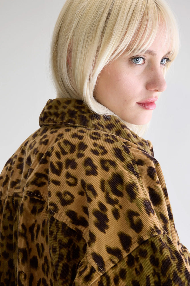 Bellerose Wyat Leopard Print Overshirt - The Mercantile London