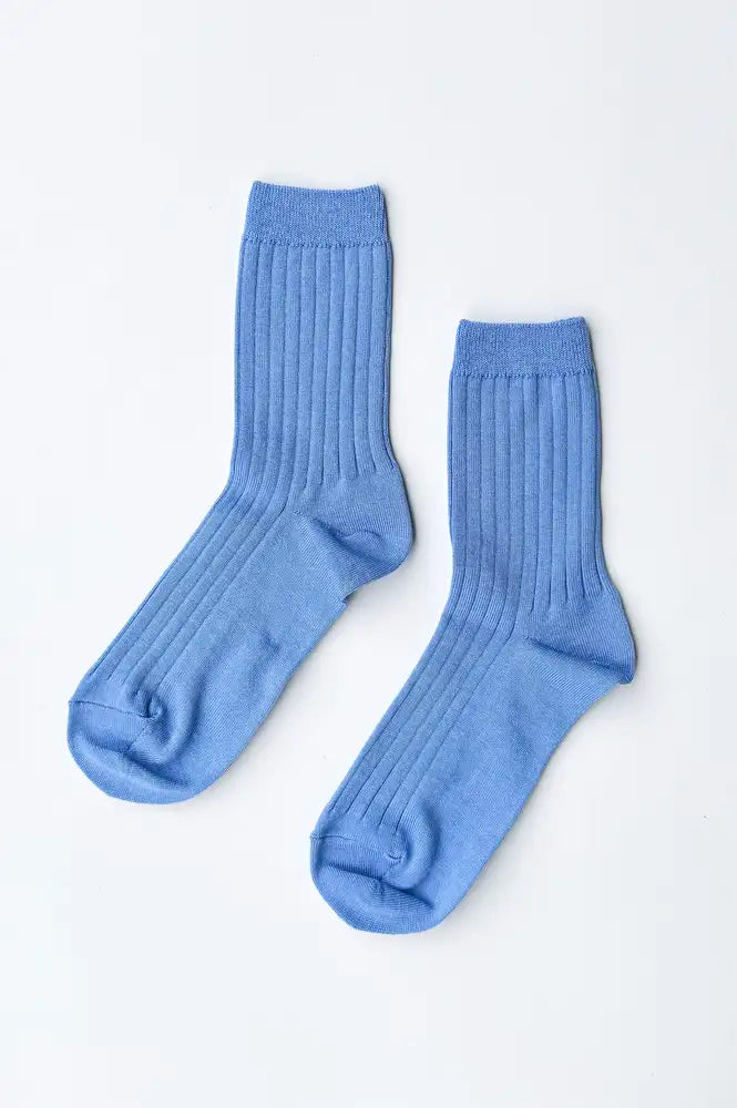 Le Bon Shoppe Her Periwinkle Socks - The Mercantile London