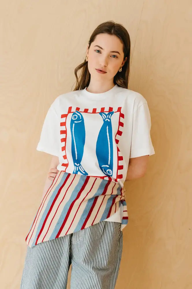 TBCo White Fish T-Shirt