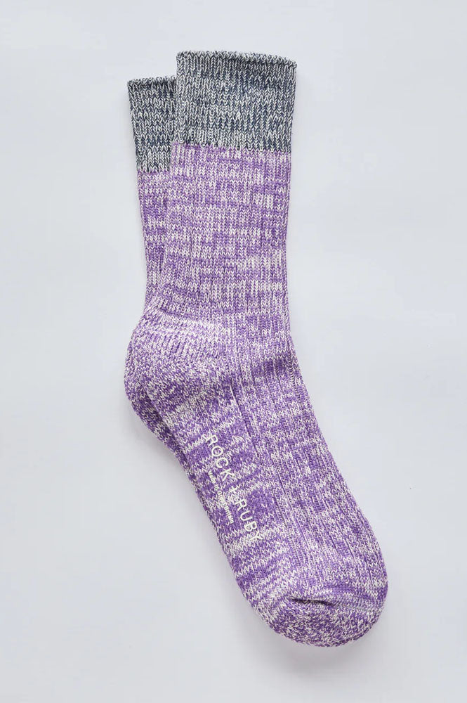 Rock + Ruby Elsie Purple Haze Cotton Socks - The Mercantile London
