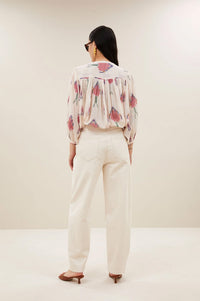 By-Bar Becky Spring Ikat Blouse