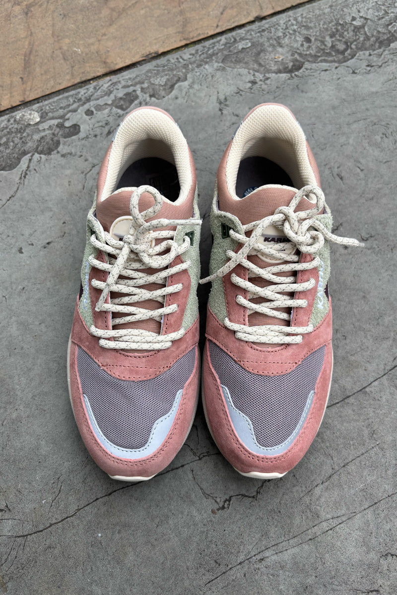 Karhu Aria 95 Warm Taupe And Fig Trainers - The Mercantile London