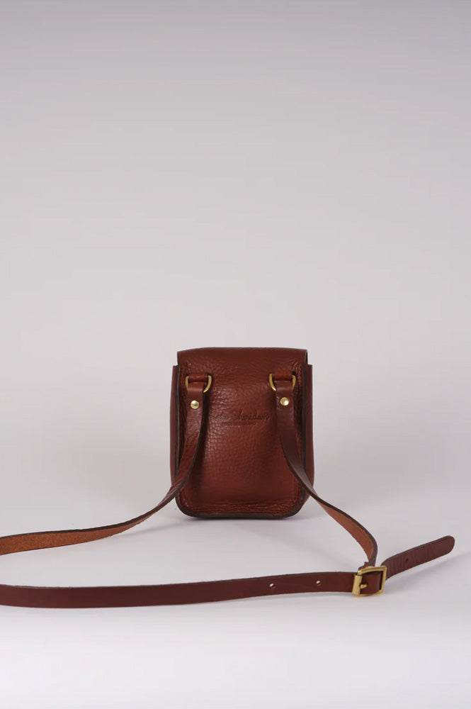 Kate Sheridan Chestnut Half Orbed Tab Bag - The Mercantile London