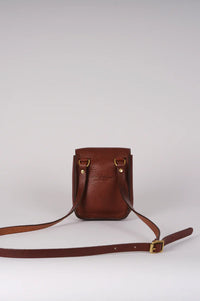 Kate Sheridan Chestnut Half Orbed Tab Bag - The Mercantile London