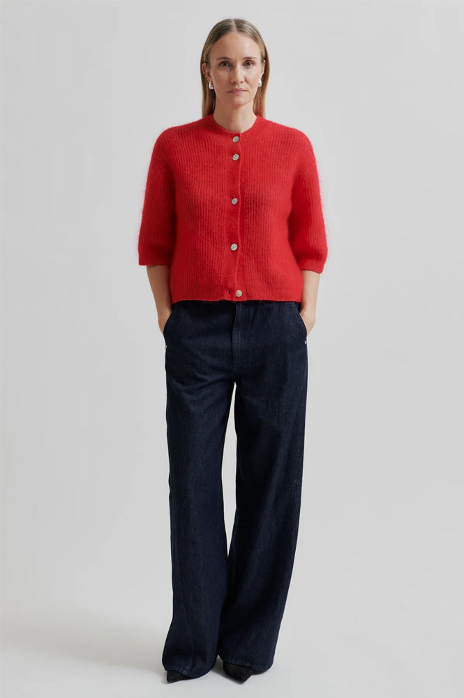Second Female Andrea Goji Berry Cardigan - The Mercantile London