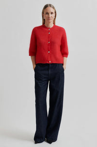 Second Female Andrea Goji Berry Cardigan - The Mercantile London