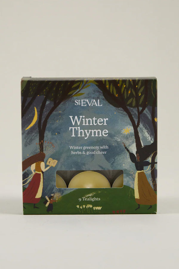 St. Eval Winter Thyme Scented Tealights - The Mercantile London