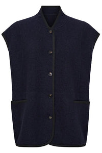 Anne Mi Hill Dark Navy Waistcoat