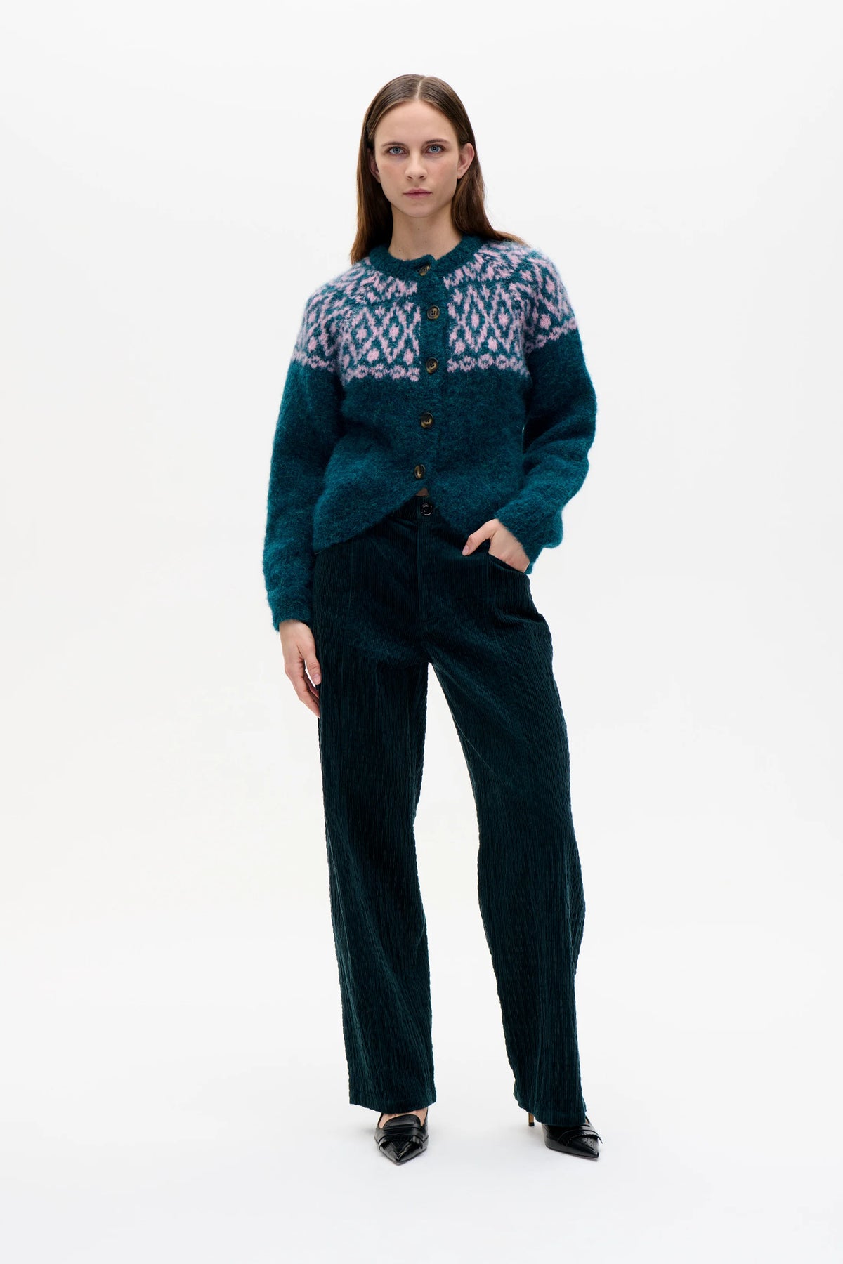 Baum Und Pferdgarten Colin Dark Sea Cardigan