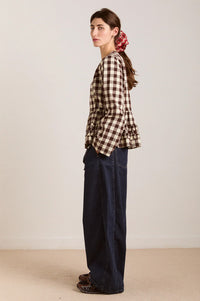 Damson Madder Madison Butter Gingham Blouse