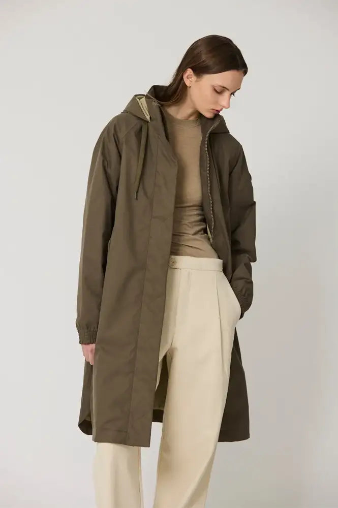 Tantä Hielo Sea Turtle Green Waterproof Parka