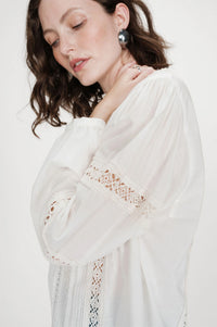 Grace & Mila Velma Ivory Blouse - The Mercantile London