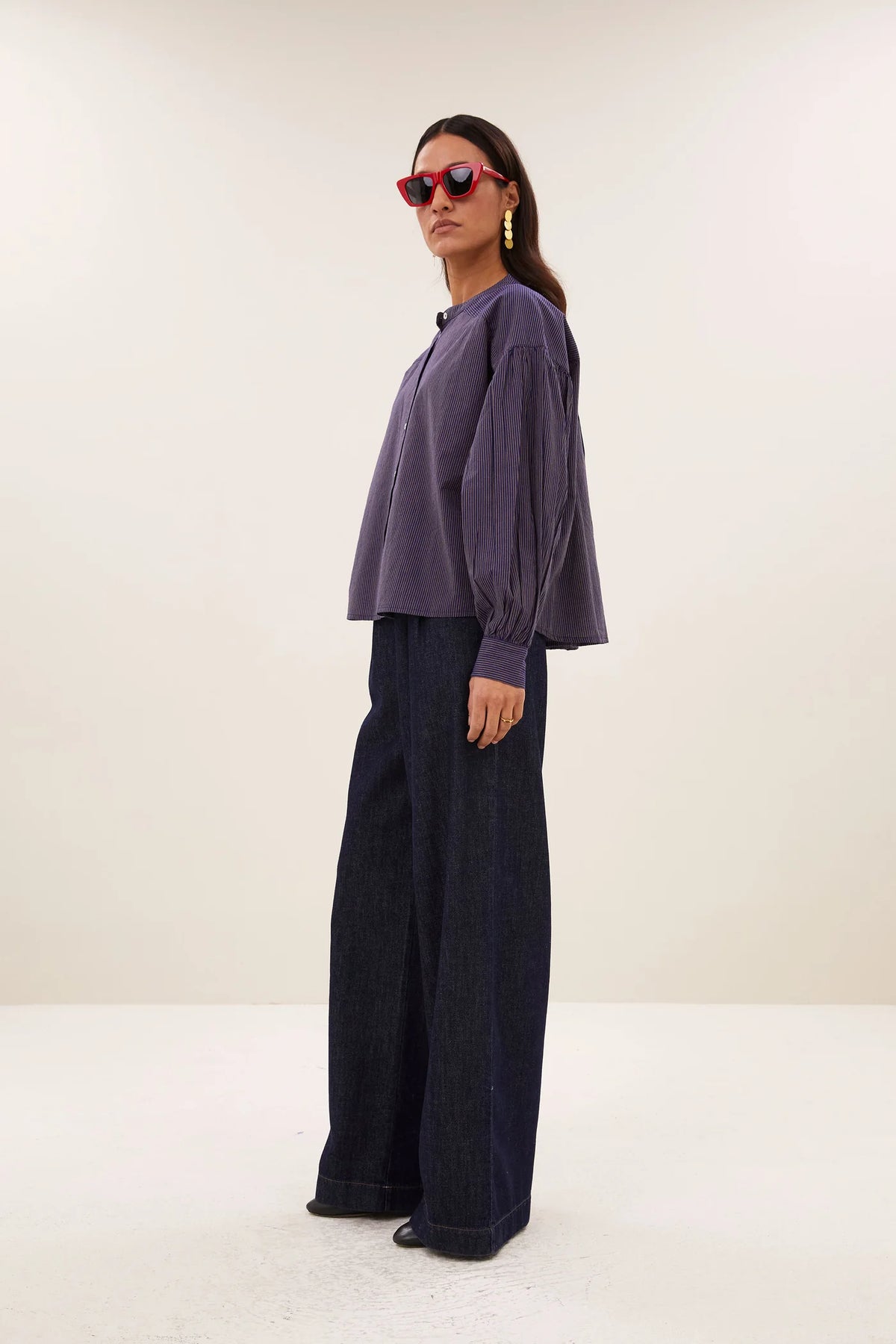 By-Bar Ella Tulsi Stripe Blouse