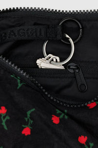 Baggu Small Nylon Crescent Painted Wildflower Bag - The Mercantile London