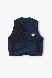 A.P Georgina Navy Reversible Vest - The Mercantile London