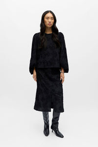 Object Lula Black Floral Blouse - The Mercantile London